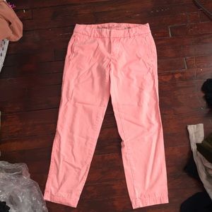 Salmon JCREW chino pants
